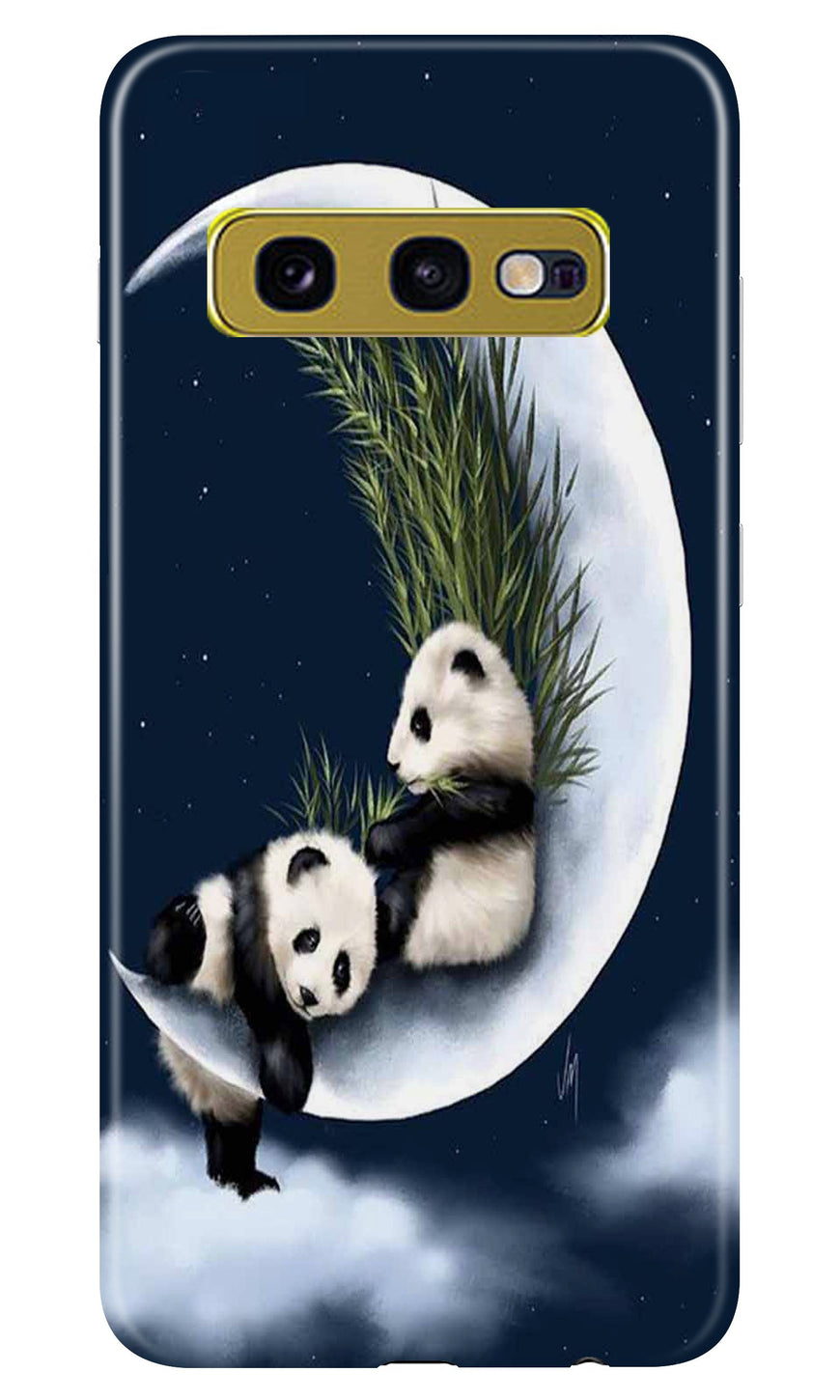 Panda Moon Mobile Back Case for Samsung Galaxy S10E (Design - 318)