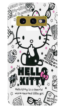 Hello Kitty Mobile Back Case for Samsung Galaxy S10E (Design - 361)