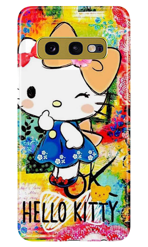 Hello Kitty Mobile Back Case for Samsung Galaxy S10E (Design - 362)
