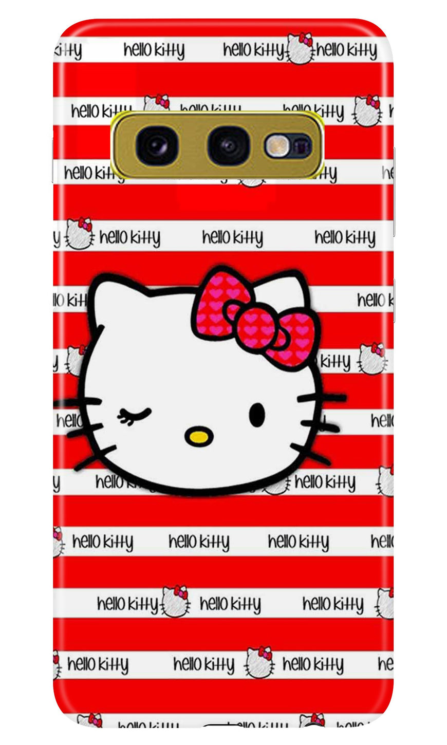 Hello Kitty Mobile Back Case for Samsung Galaxy S10E (Design - 364)