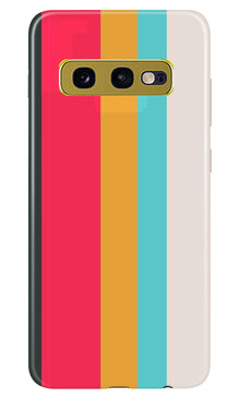 Color Pattern Mobile Back Case for Samsung Galaxy S10E (Design - 369)