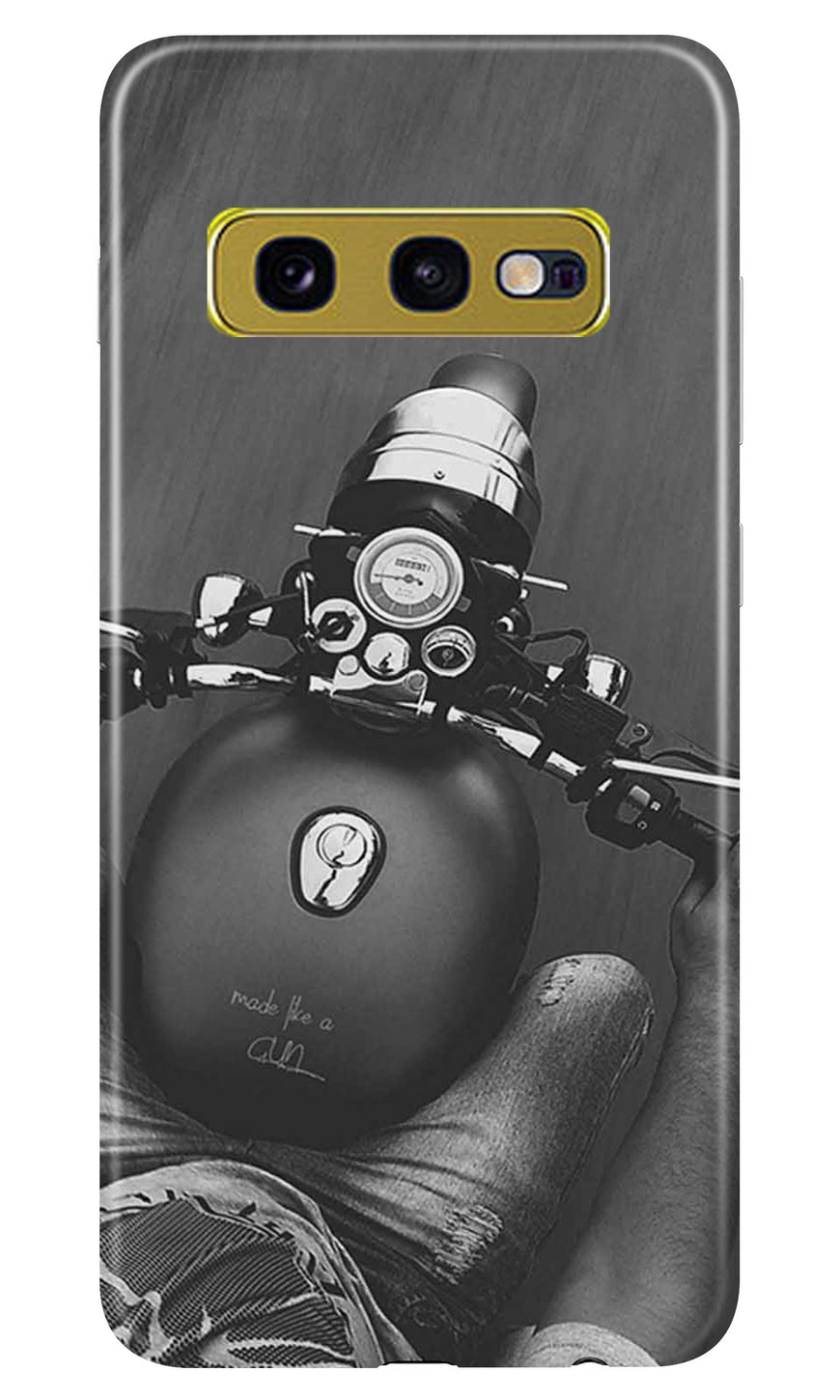 Royal Enfield Mobile Back Case for Samsung Galaxy S10E (Design - 382)