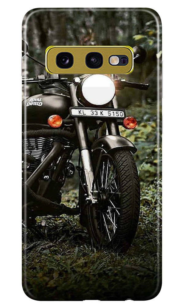 Royal Enfield Mobile Back Case for Samsung Galaxy S10E (Design - 384)