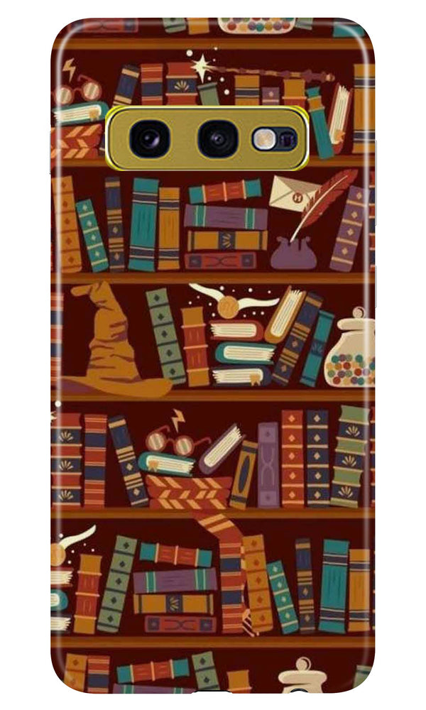 Book Shelf Mobile Back Case for Samsung Galaxy S10E (Design - 390)