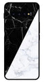 Black White Marble Design Metal Mobile Case for Samsung Galaxy S10 Plus   (Design No -09)