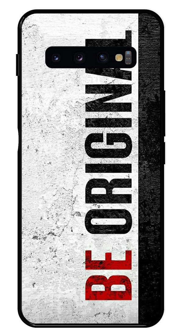 Be Original Metal Mobile Case for Samsung Galaxy S10 Plus   (Design No -38)