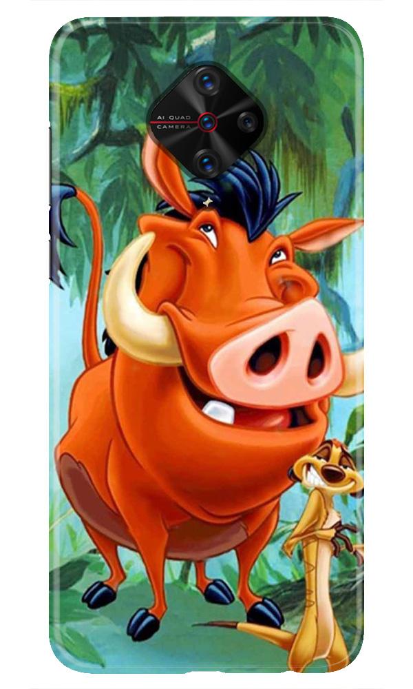 Timon and Pumbaa Mobile Back Case for Vivo S1 Pro (Design - 305)