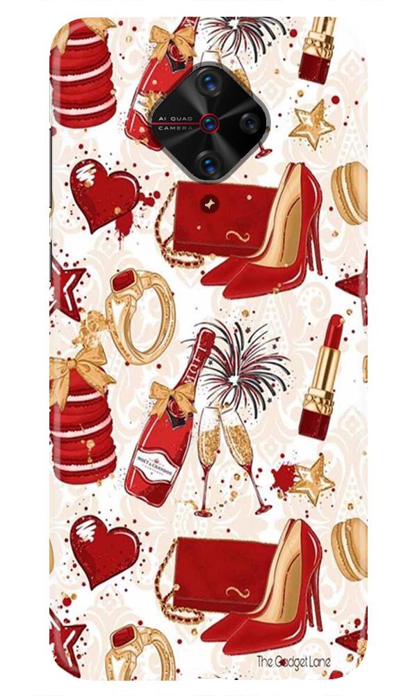 Girlish Mobile Back Case for Vivo S1 Pro   (Design - 312)