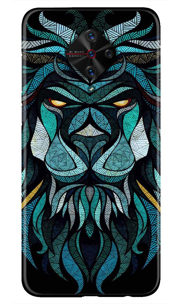 Lion Mobile Back Case for Vivo S1 Pro   (Design - 314)