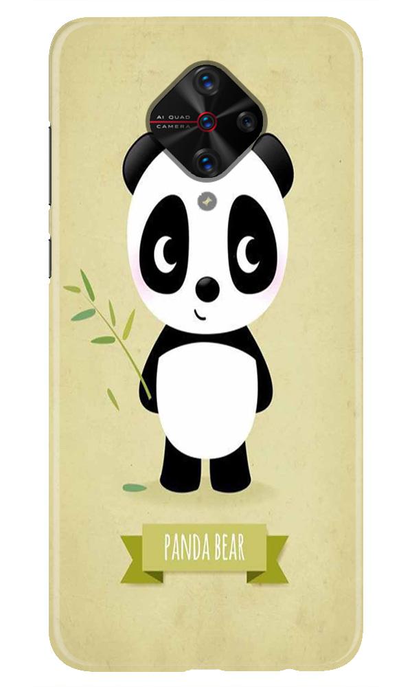 Panda Bear Mobile Back Case for Vivo S1 Pro (Design - 317)