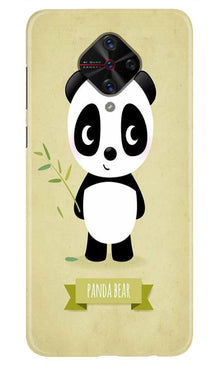 Panda Bear Mobile Back Case for Vivo S1 Pro   (Design - 317)