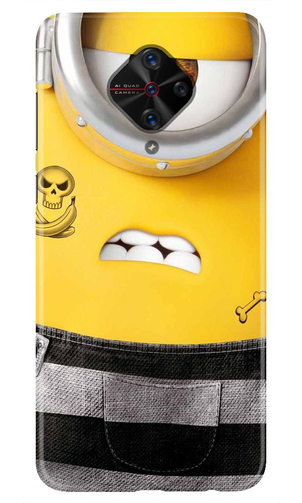 Minion Mobile Back Case for Vivo S1 Pro   (Design - 324)