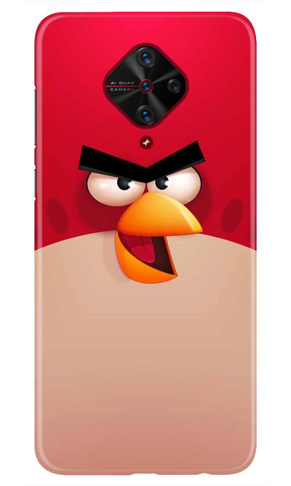 Angry Bird Red Mobile Back Case for Vivo S1 Pro   (Design - 325)