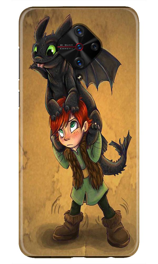 Dragon Mobile Back Case for Vivo S1 Pro   (Design - 336)