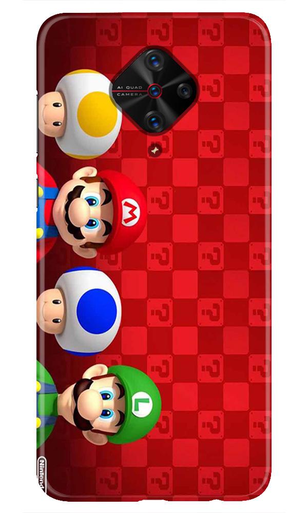 Mario Mobile Back Case for Vivo S1 Pro   (Design - 337)