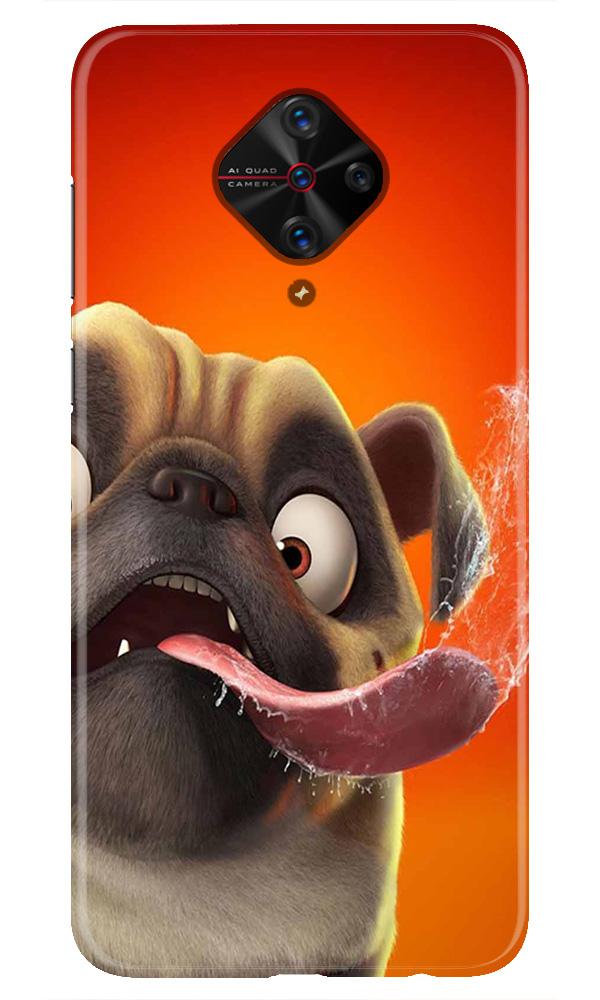 Dog Mobile Back Case for Vivo S1 Pro   (Design - 343)