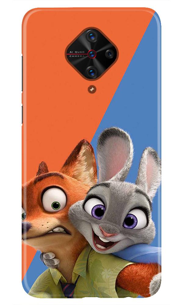 Cartoon Mobile Back Case for Vivo S1 Pro   (Design - 346)