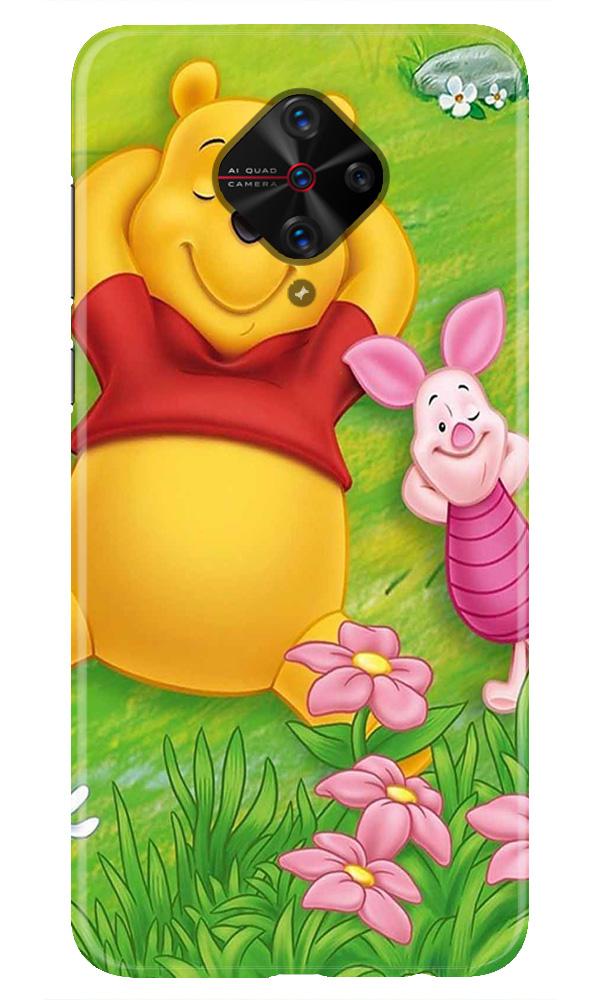 Winnie The Pooh Mobile Back Case for Vivo S1 Pro   (Design - 348)