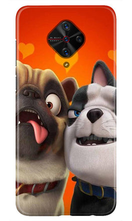 Dog Puppy Mobile Back Case for Vivo S1 Pro (Design - 350)