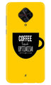 Coffee Optimism Mobile Back Case for Vivo S1 Pro   (Design - 353)