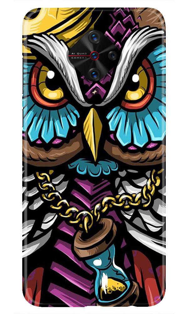 Owl Mobile Back Case for Vivo S1 Pro   (Design - 359)