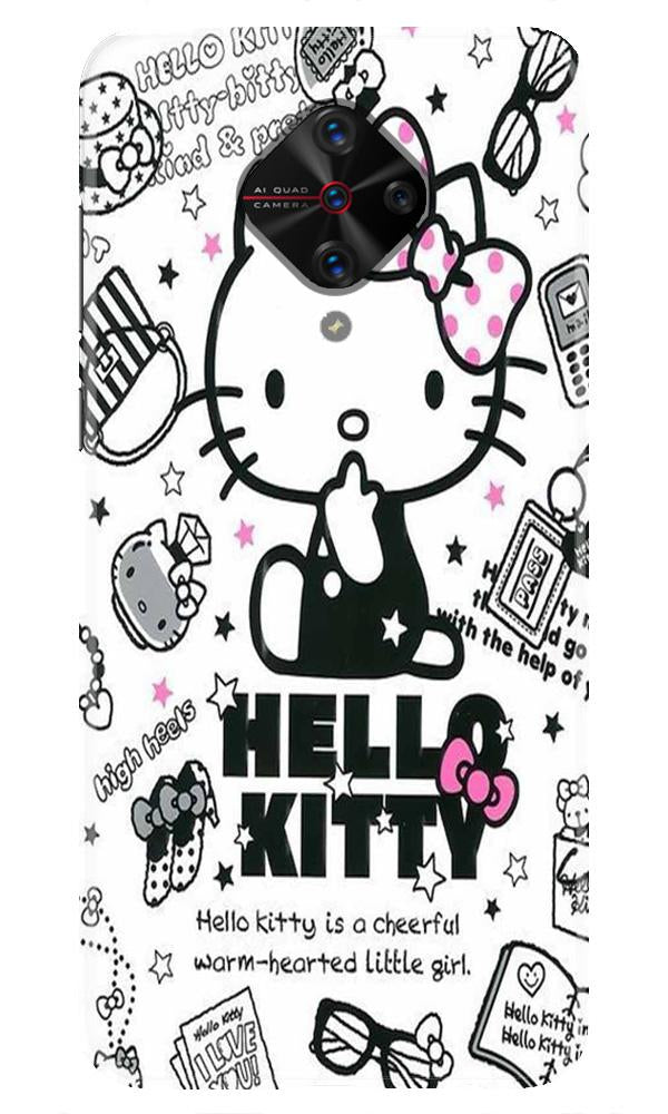 Hello Kitty Mobile Back Case for Vivo S1 Pro   (Design - 361)
