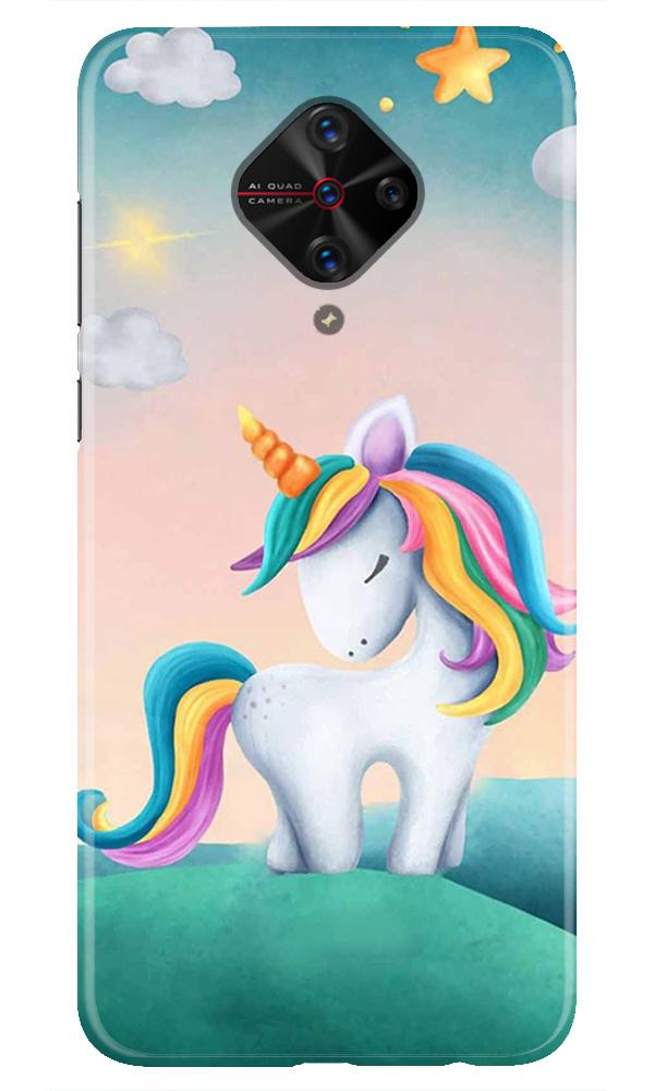 Unicorn Mobile Back Case for Vivo S1 Pro   (Design - 366)