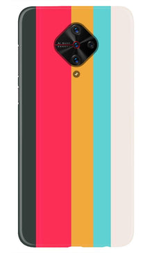 Color Pattern Mobile Back Case for Vivo S1 Pro   (Design - 369)