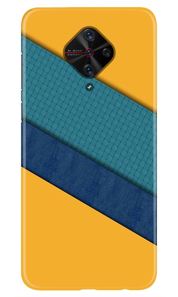 Diagonal Pattern Mobile Back Case for Vivo S1 Pro   (Design - 370)