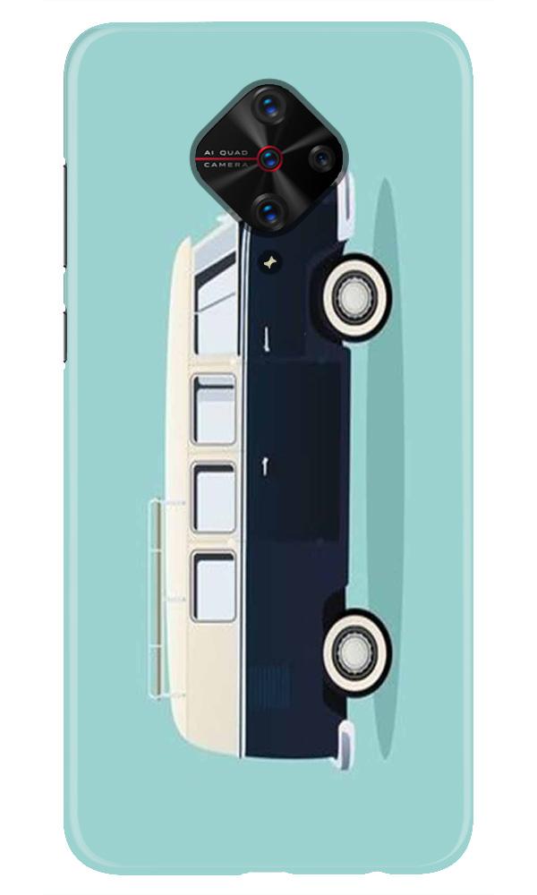 Travel Bus Mobile Back Case for Vivo S1 Pro   (Design - 379)