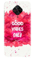 Good Vibes Only Mobile Back Case for Vivo S1 Pro   (Design - 393)