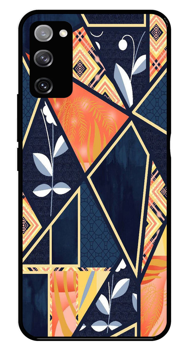 Marble Design Metal Mobile Case for Samsung Galaxy S20 FE 5G   (Design No -07)