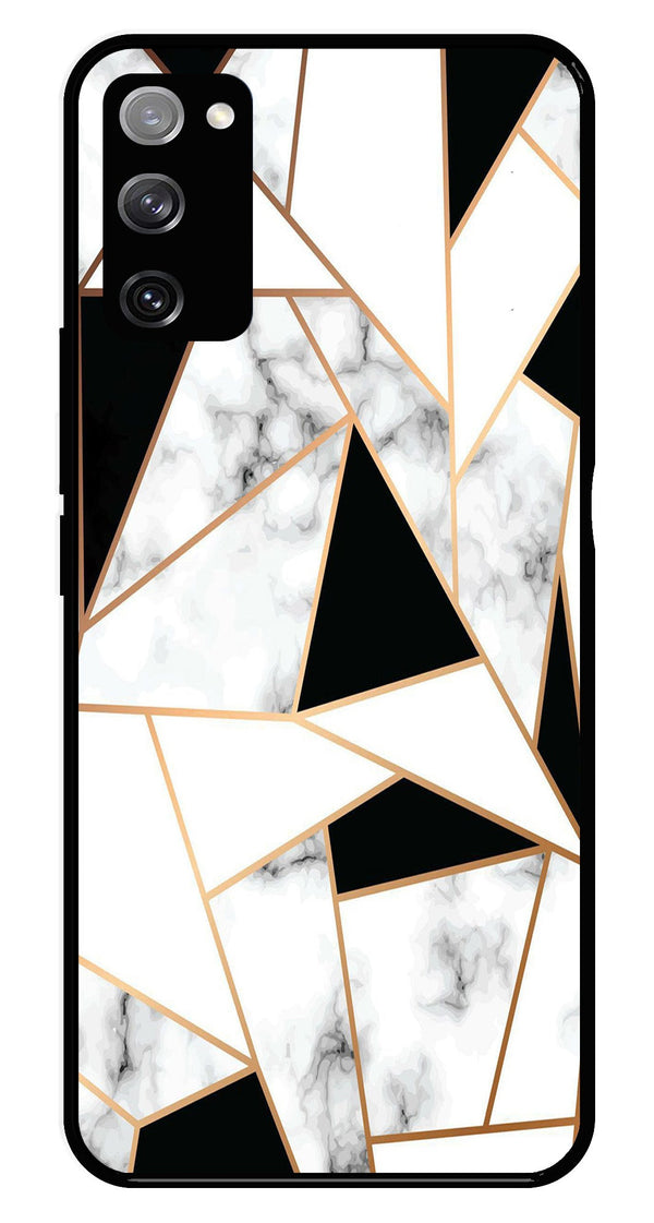 Marble Design2 Metal Mobile Case for Samsung Galaxy S20 FE 5G   (Design No -08)