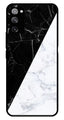 Black White Marble Design Metal Mobile Case for Samsung Galaxy S20 FE 5G   (Design No -09)