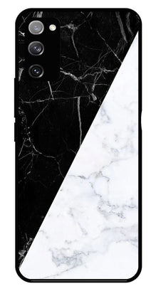 Black White Marble Design Metal Mobile Case for Samsung Galaxy S20 FE 5G