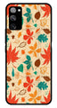 Leafs Design Metal Mobile Case for Samsung Galaxy S20 FE 5G   (Design No -14)
