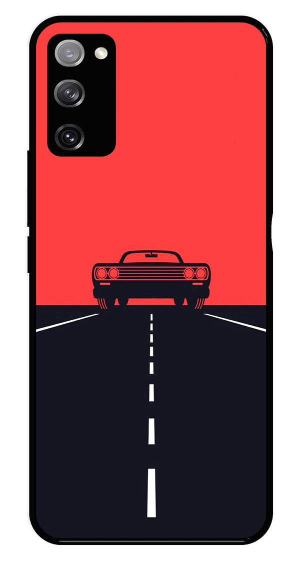 Car Lover Metal Mobile Case for Samsung Galaxy S20 FE 5G   (Design No -21)