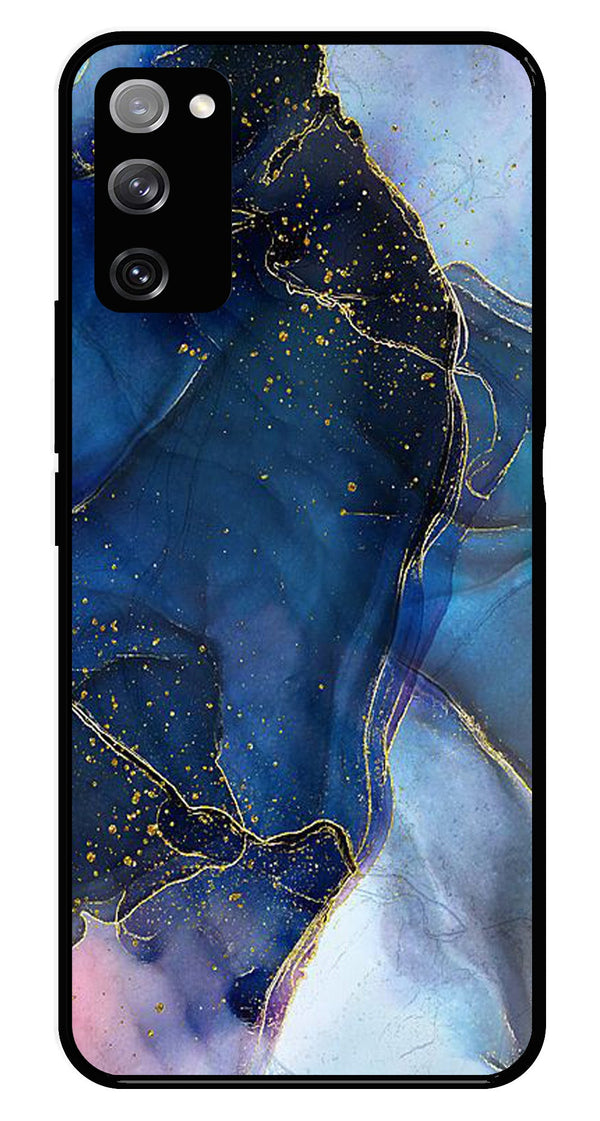 Blue Marble Metal Mobile Case for Samsung Galaxy S20 FE 5G   (Design No -34)