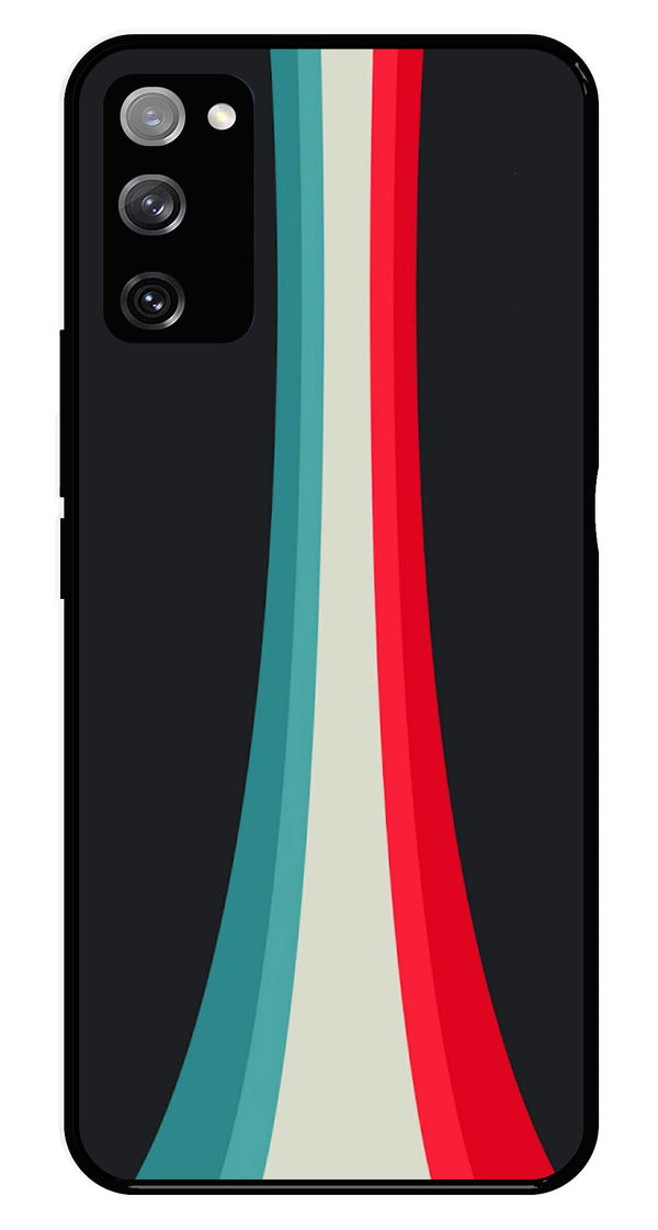 Modern Art Colorful Metal Mobile Case for Samsung Galaxy S20 FE 5G   (Design No -48)
