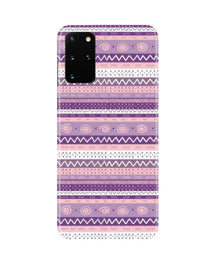 Zigzag line pattern3 Mobile Back Case for Galaxy S20 Plus (Design - 11)