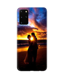 Couple Sea shore Mobile Back Case for Galaxy S20 Plus (Design - 13)
