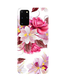Beautiful flowers Mobile Back Case for Galaxy S20 Plus (Design - 23)