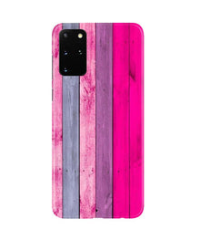 Wooden look Mobile Back Case for Galaxy S20 Plus (Design - 24)