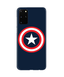 Captain America Mobile Back Case for Galaxy S20 Plus (Design - 42)