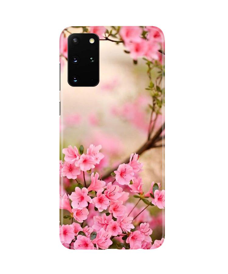 Pink flowers Case for Galaxy S20 Plus