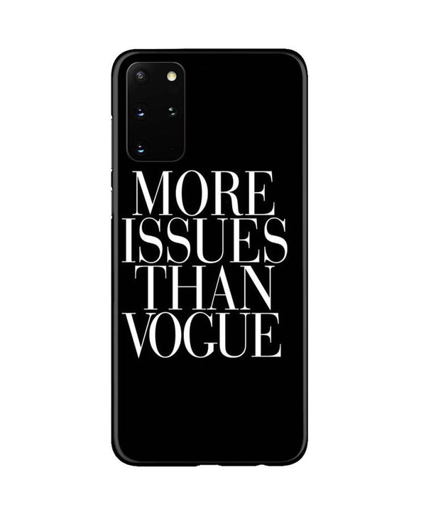 More Issues than Vague Case for Galaxy S20 Plus