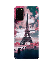Eiffel Tower Mobile Back Case for Galaxy S20 Plus  (Design - 101)