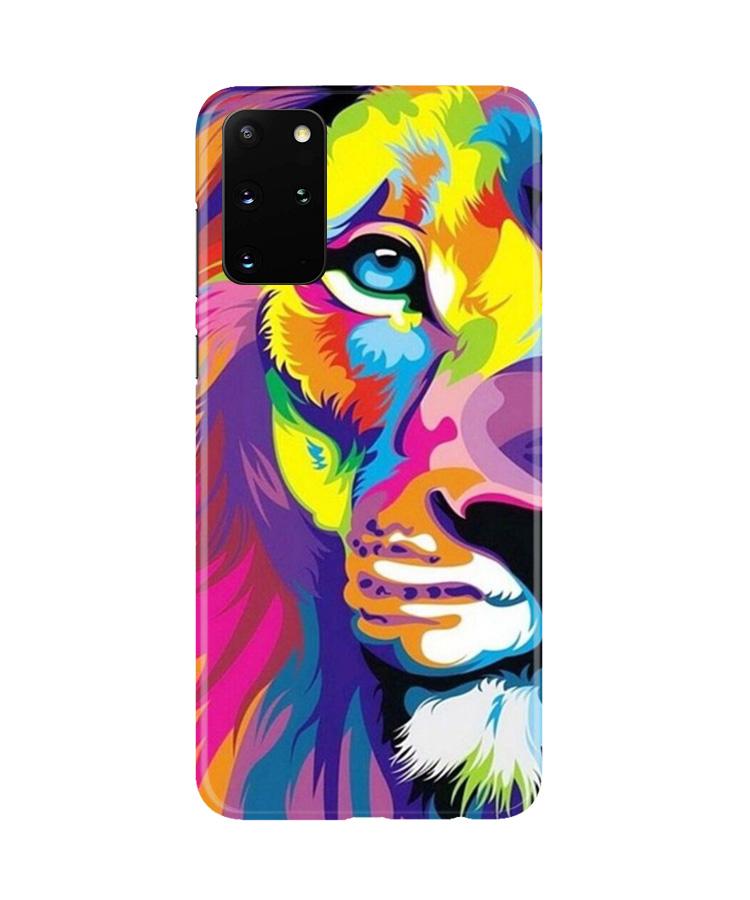 Colorful Lion Case for Galaxy S20 Plus  (Design - 110)