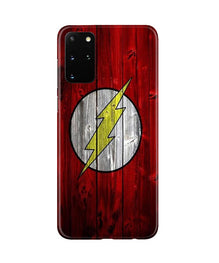Flash Superhero Mobile Back Case for Galaxy S20 Plus  (Design - 116)