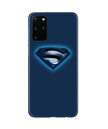 Superman Superhero Mobile Back Case for Galaxy S20 Plus  (Design - 117)
